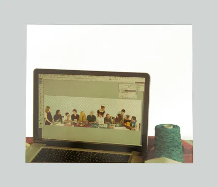 Zeefdruk Pistoletto - Prima scena