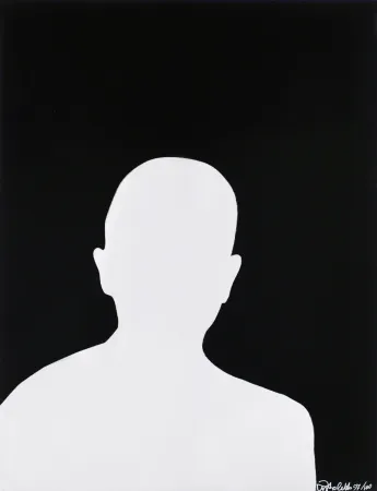 Zeefdruk Pistoletto - Untitled 01