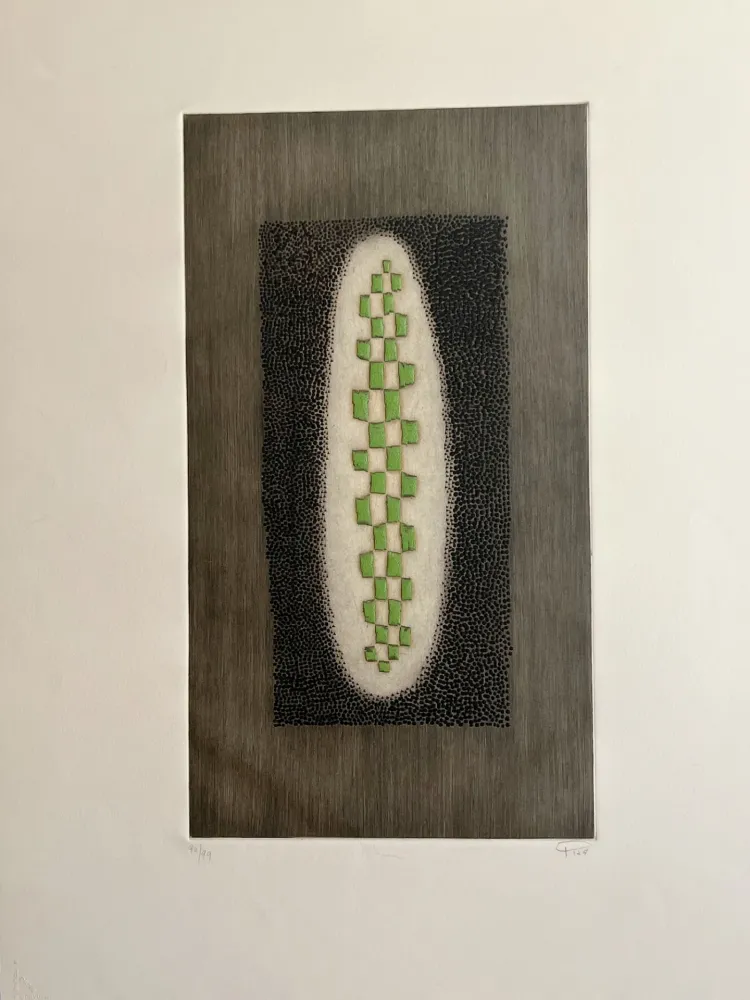 Gravure Piza - Émeraude