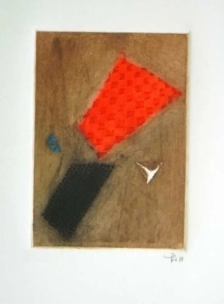 Ets En Aquatint Piza - Flamboyante 