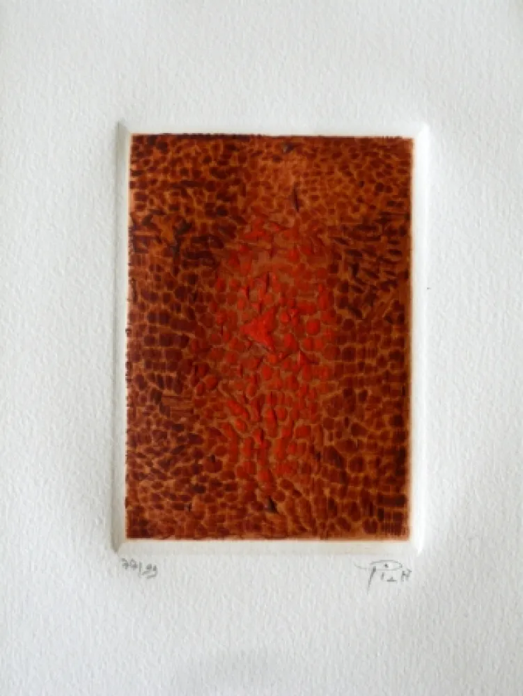 Ets En Aquatint Piza - Terre brulée