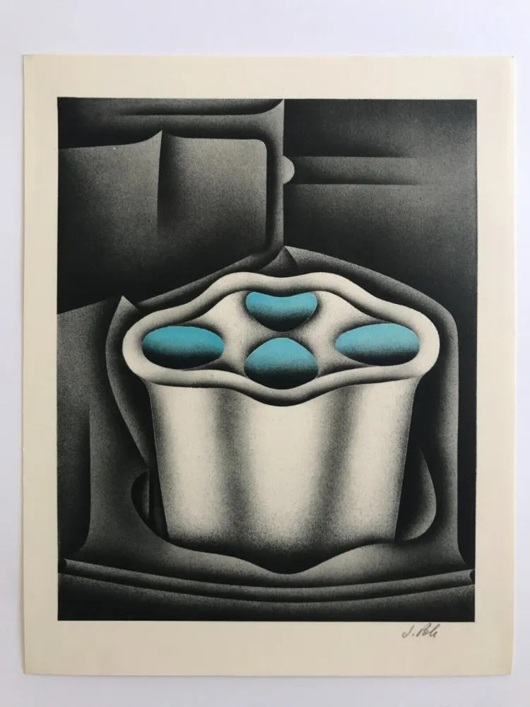 Lithografie Poli - Gazomètres