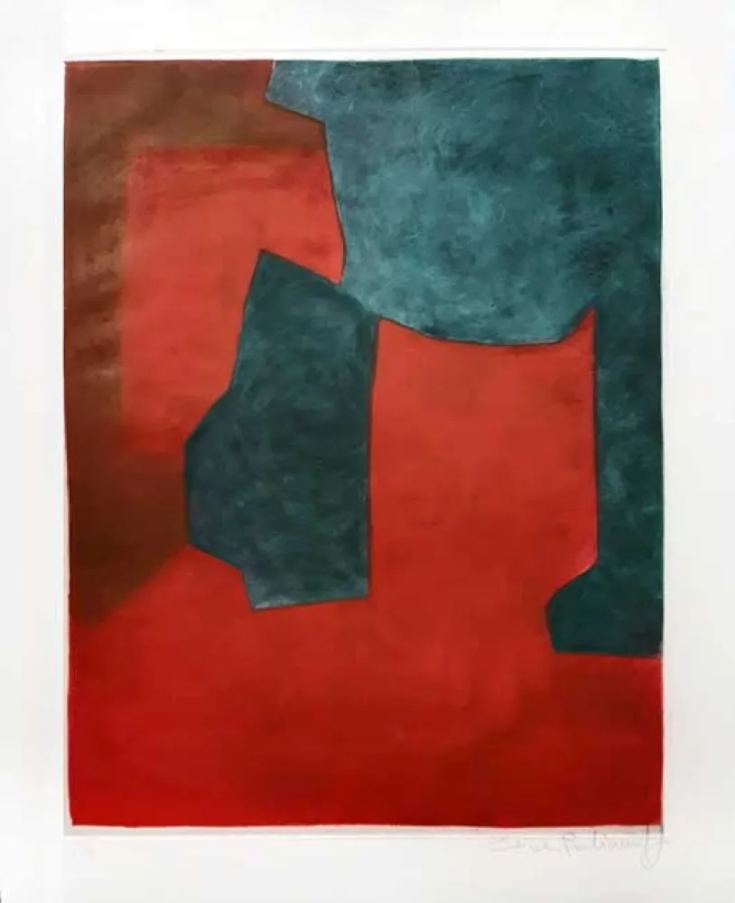 Gravure Poliakoff - Composition