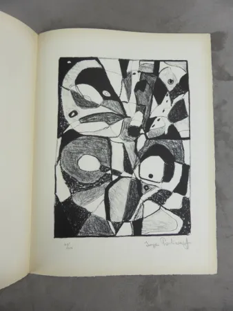 Lithografie Poliakoff - Composition (1946)