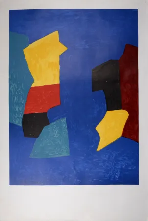 Lithografie Poliakoff - Composition, 1974