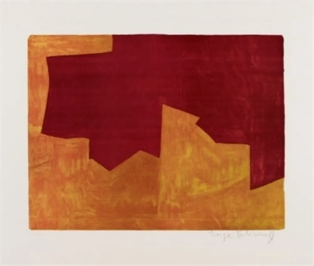 Lithografie Poliakoff - COMPOSITION 39