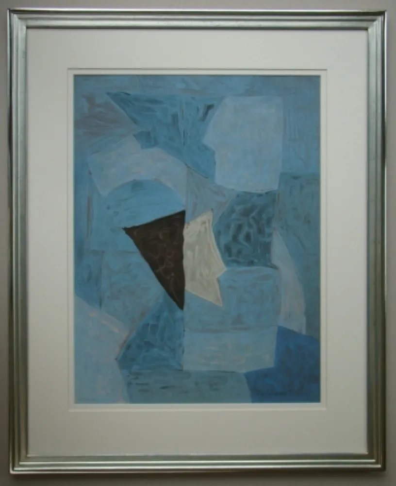 Lithografie Poliakoff - Composition bleue