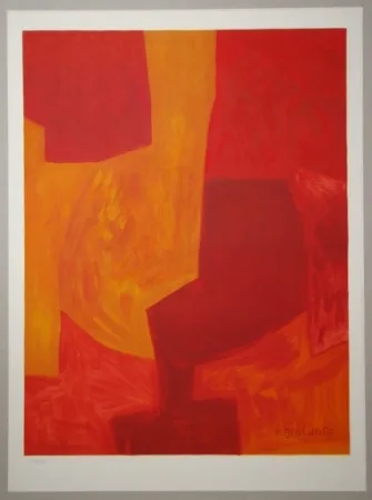 Lithografie Poliakoff - Composition gouache 1969