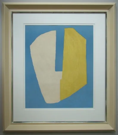 Lithografie Poliakoff - Composition jaune et bleue