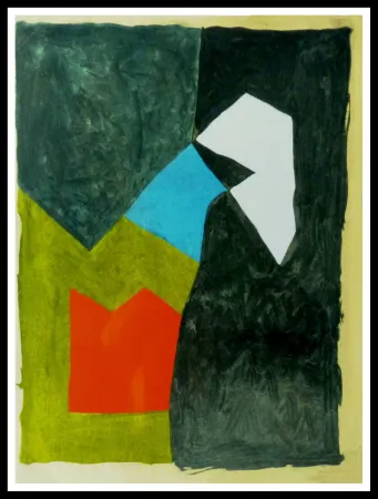 Pochoir Poliakoff - Gouache