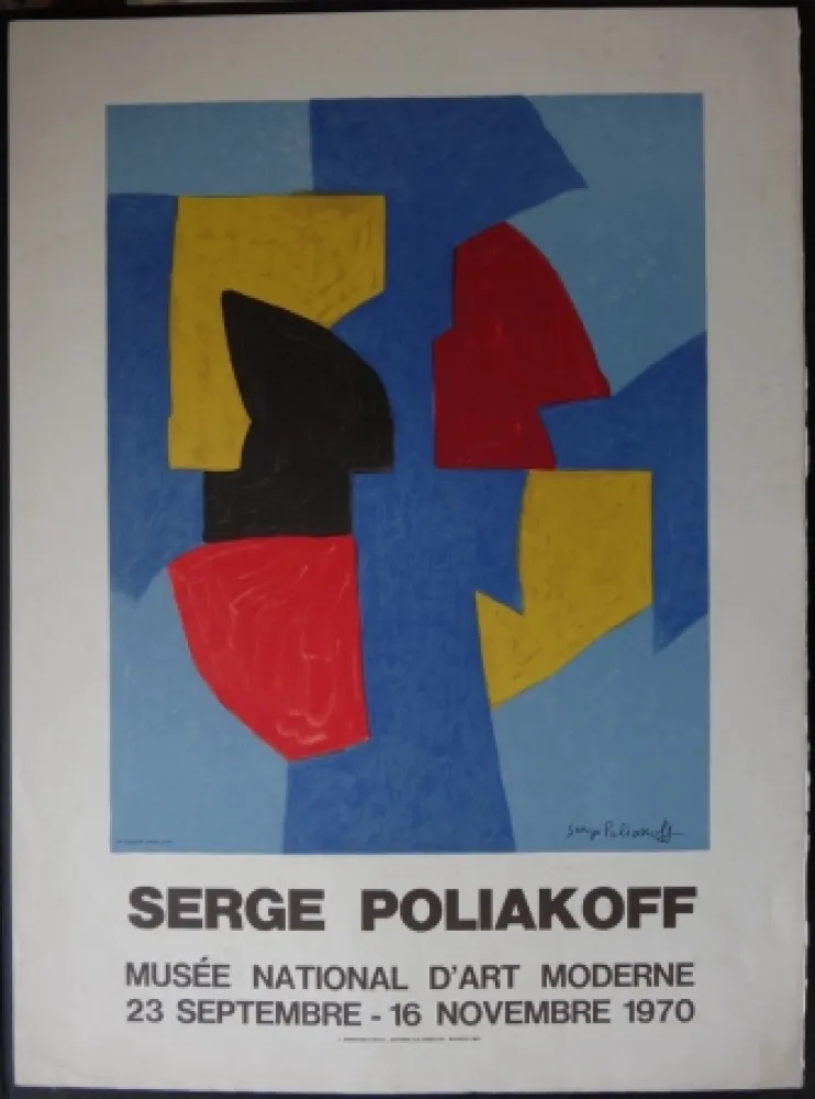 Lithografie Poliakoff - Musée d'Art Moderne de Paris 1970