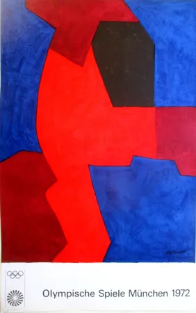 Lithografie Poliakoff - OL 1972, original colourlithograph