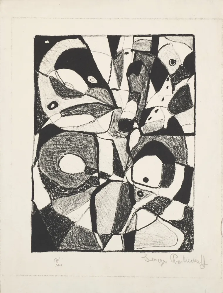 Lithografie Poliakoff - Untitled, from 