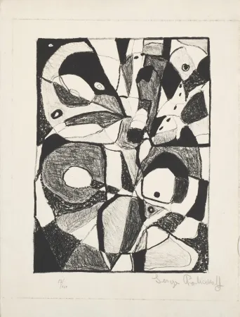 Lithografie Poliakoff - Untitled, from 