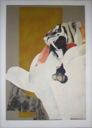 Lithografie Pomar - Lion