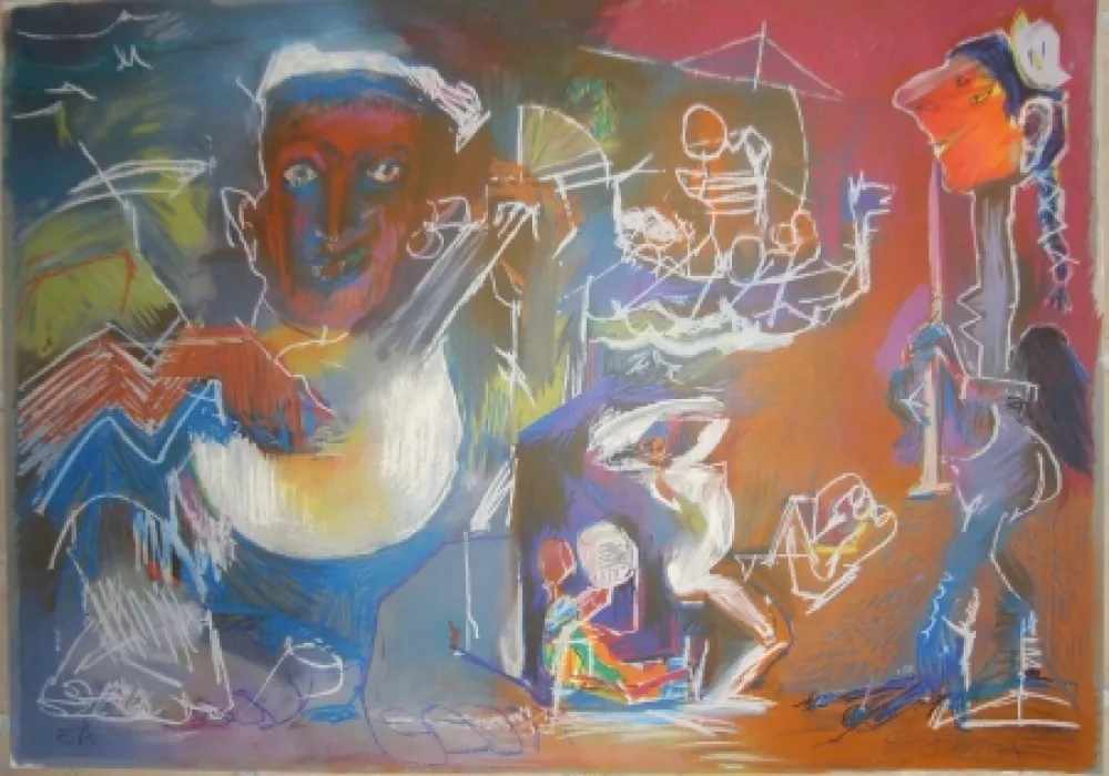 Lithografie Pomar - Sans titre