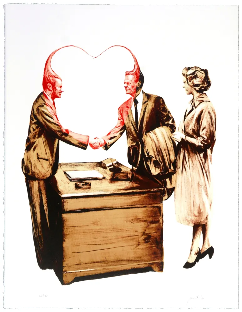 Lithografie Pomet - Ellos