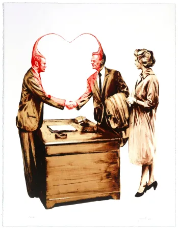 Lithografie Pomet - Ellos