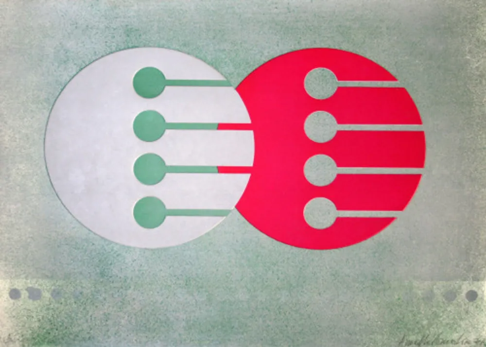 Lithografie Pomodoro - Untitled