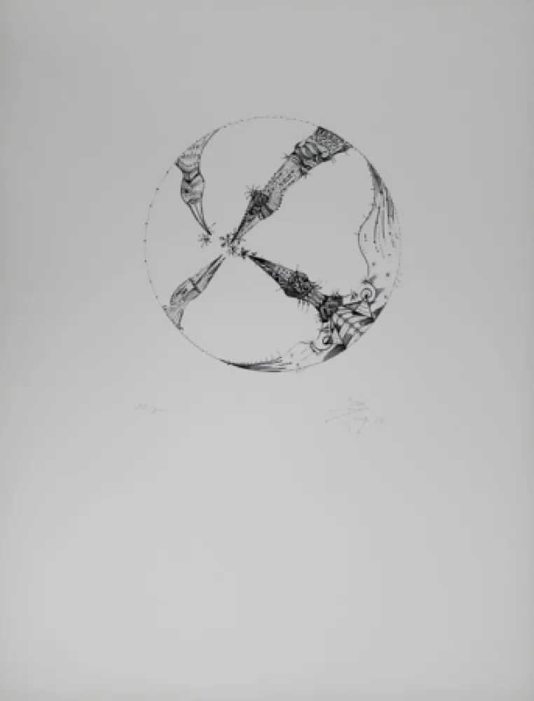 Lithografie Ponç - 4 pájaros (4 Birds)