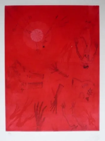 Ets En Aquatint Ponç - Apocalypse