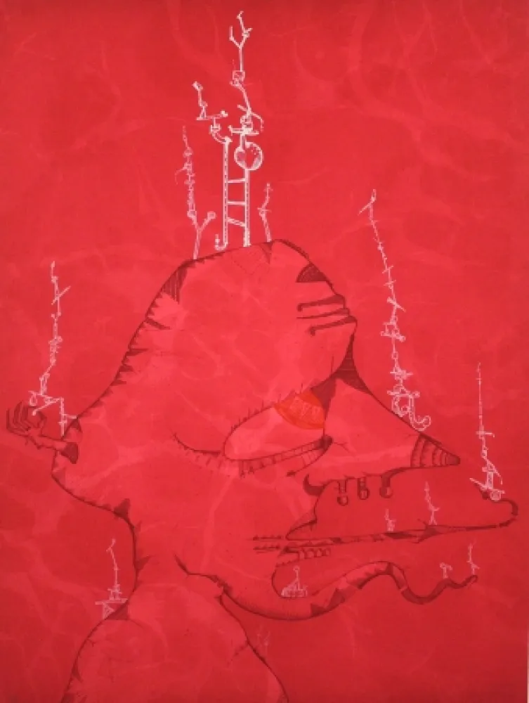 Lithografie Ponç - Barcelona 1