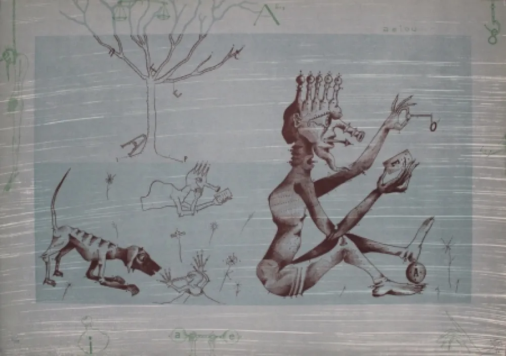 Lithografie Ponç - Gos-1 / Dog-1