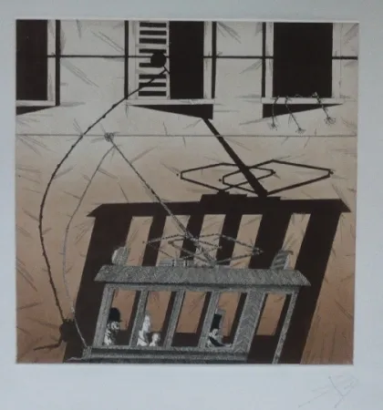 Lithografie Ponç - Kafka