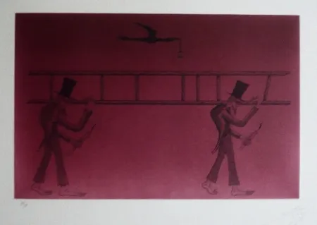 Ets En Aquatint Ponç - Nocturne