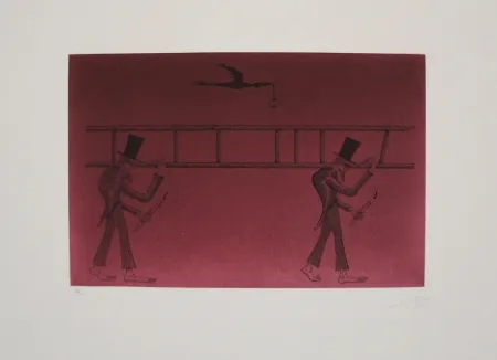 Ets En Aquatint Ponç - Nocturno