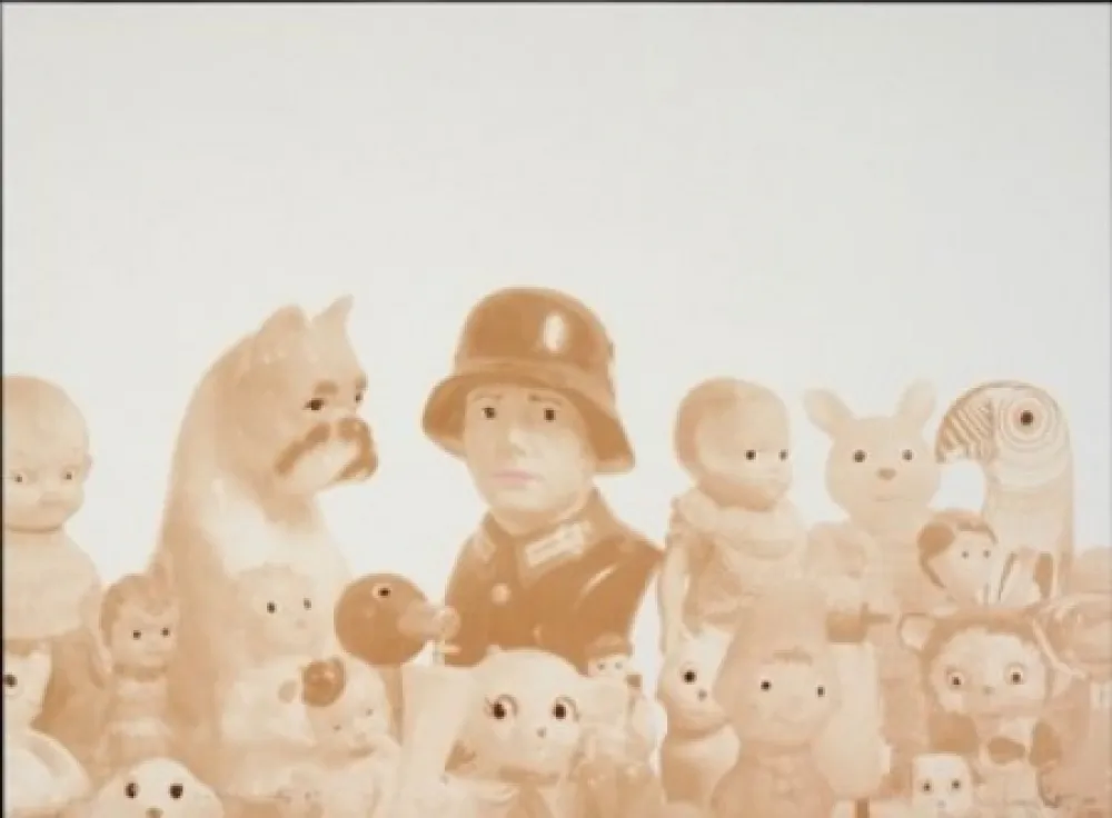 Lithografie Porter - Sin título con nazi