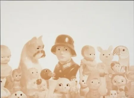 Lithografie Porter - Sin título con nazi