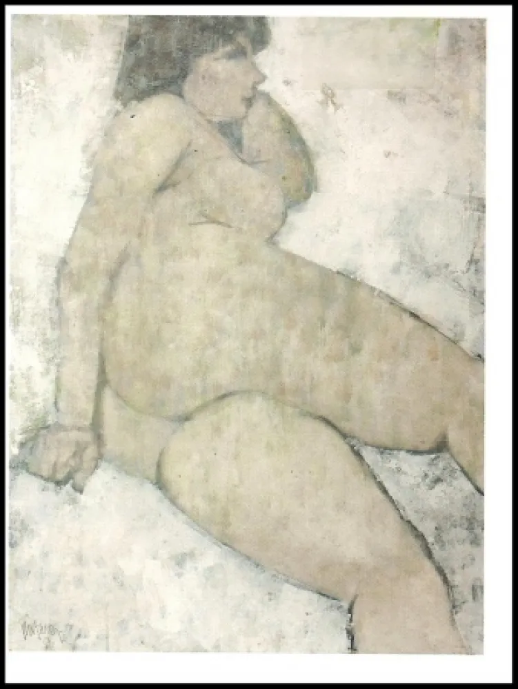 Lithografie Portway - Reclining Nude