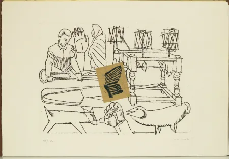 Droge Naald Pozzati - La cimatura