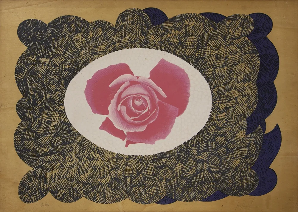 Lithografie Pozzati - SENZA TITOLO