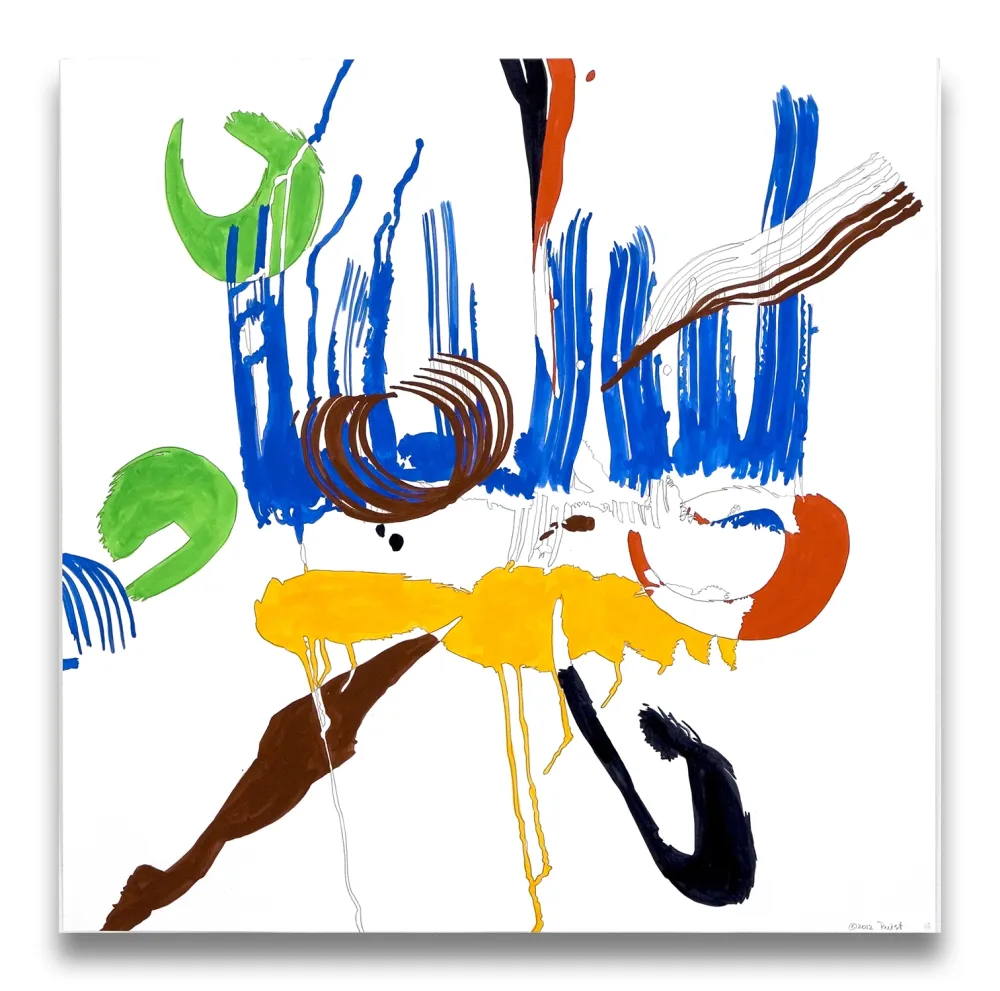 Geen Techniek Priest - Jazz Cubano 48: Percussion Drawing 