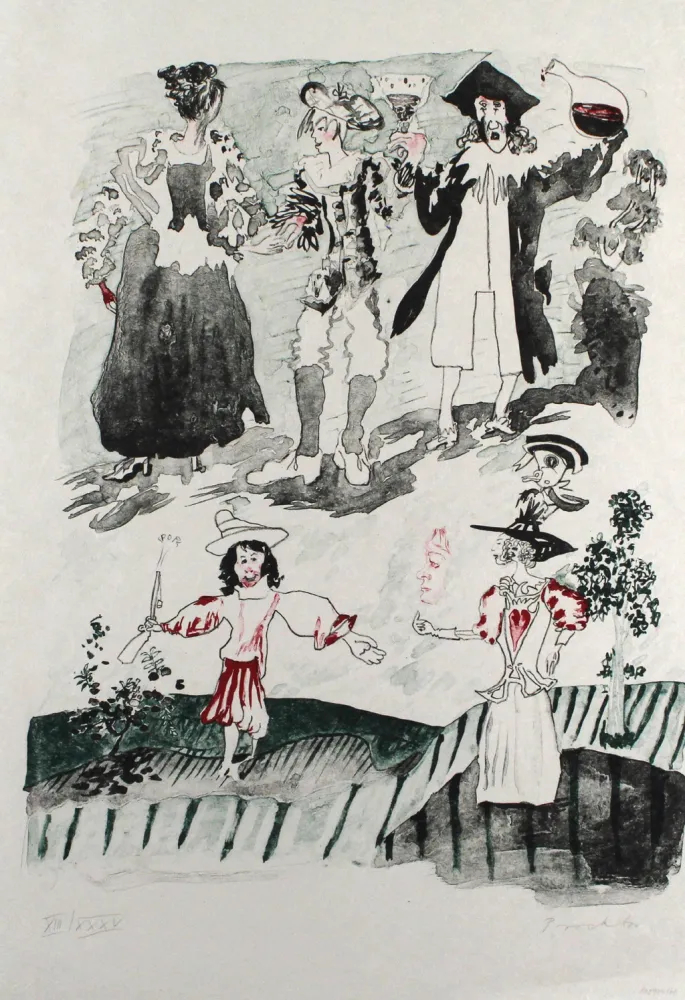 Lithografie Procktor - Northern Lass