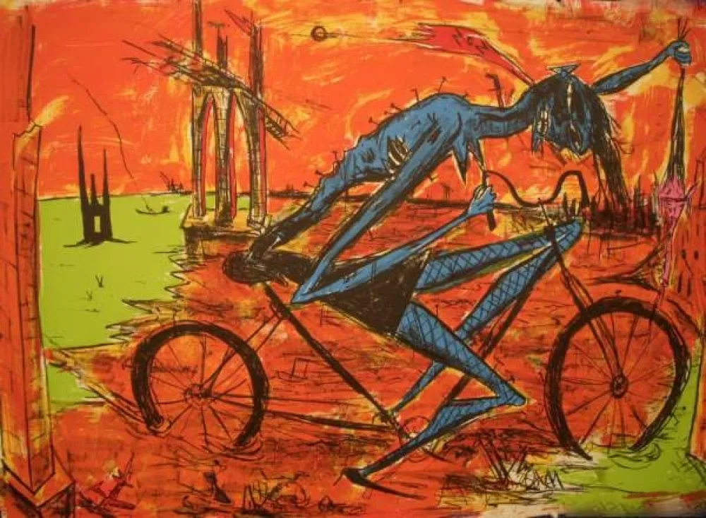 Lithografie Prol - SOS