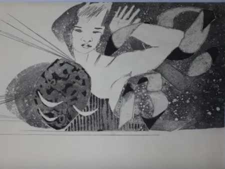 Ets En Aquatint Proszinska - Le diamant de l'herbe