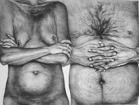 Lithografie Quinby - Couple