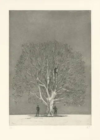 Gravure Rabaté - Paysage dans le Désordre