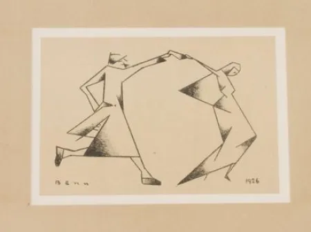 Lithografie Rabinowicz - Danses et mouvements. 12 lithographies originales.