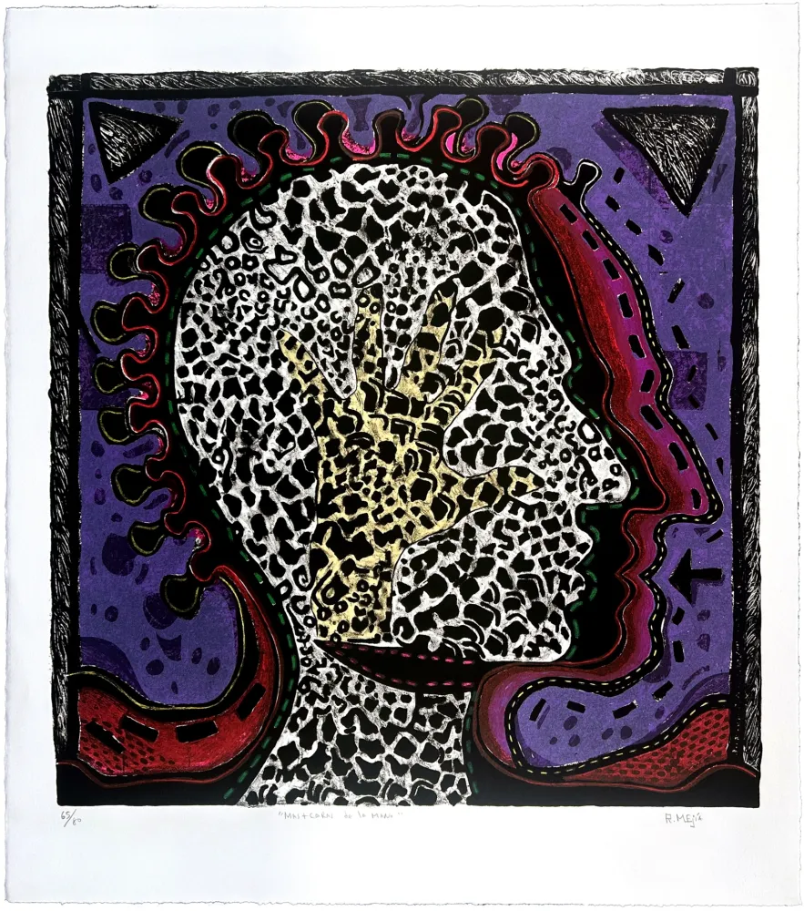 Lithografie Radhamès - Mas+caras de la mano