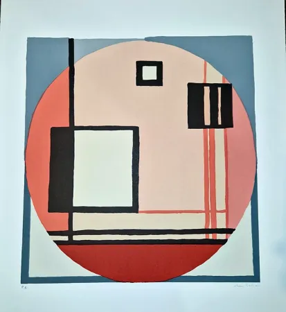 Lithografie Radice - Composizione C.Q.R.