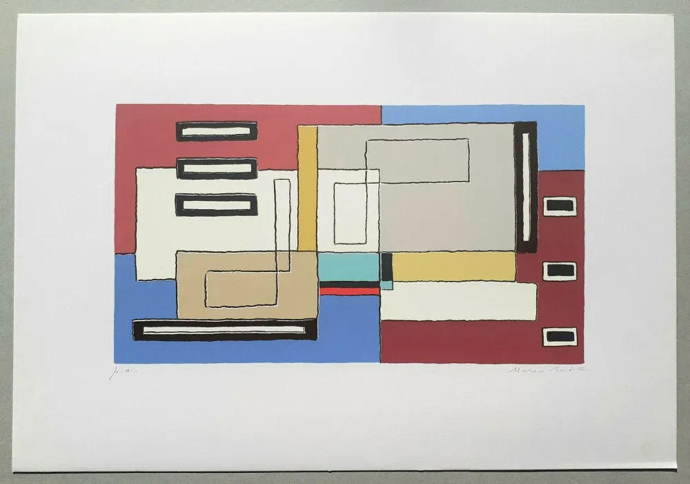 Zeefdruk Radice - Composizione Tav. 10