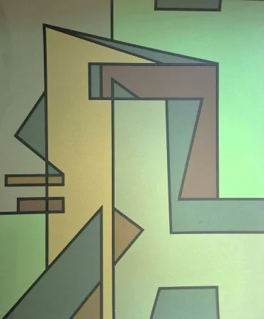 Lithografie Radice - Composizione Verde