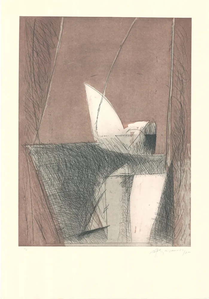 Ets En Aquatint Ràfols Casamada - Abril-1