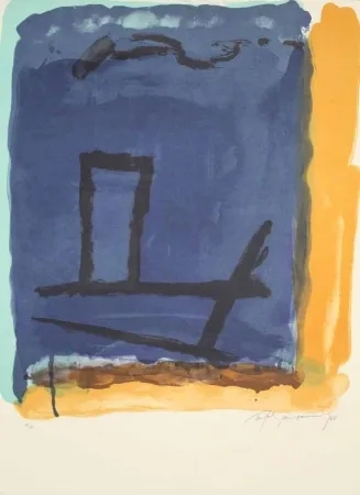 Lithografie Ràfols Casamada - A.L. (avant la lettre) Barcelona 88