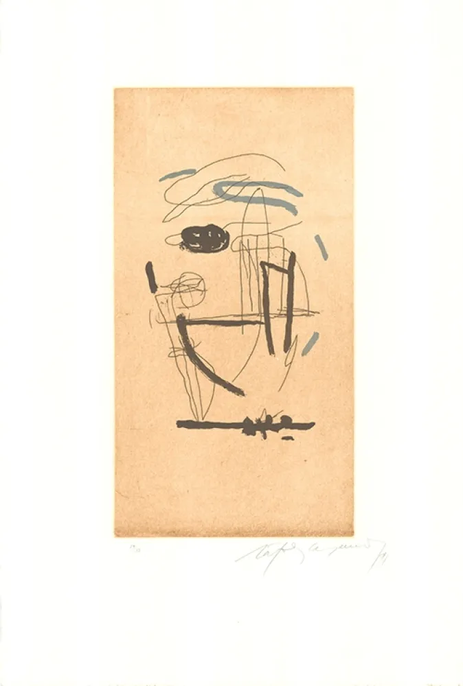 Ets En Aquatint Ràfols Casamada - Barris Extrems-1