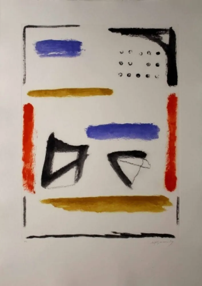 Ets En Aquatint Ràfols Casamada - Camí de primavera 3